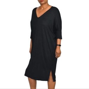 Natalie busby the day easy organic dress medium navy